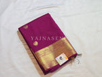 Load image into Gallery viewer, Heritage Motifs x Semi Soft Silk Saree - Mulberry
