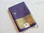 Load image into Gallery viewer, Heritage Motifs x Semi Soft Silk Saree - Dark Grey Mauve
