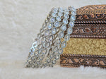Load image into Gallery viewer, JHAANSI - Set of 4 bangles (Silver)
