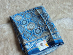 Load image into Gallery viewer, Satin Saree x Ajrakh Prints - ROOH-E
