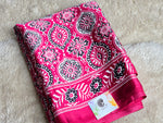 Load image into Gallery viewer, Satin Saree x Ajrakh Prints - RUHANI
