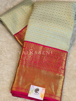 Load image into Gallery viewer, BLOSSOM BEAUTY - Pure Kanjivaram Silk Saree with Gold Zari
