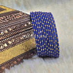 Load image into Gallery viewer, Matte dot Bangles - Denim
