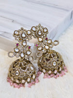Load image into Gallery viewer, KASHVI earrings (Pink)
