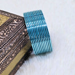 Load image into Gallery viewer, Metallic Bangles - Pastel Blue
