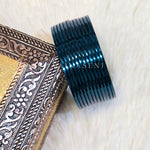 Load image into Gallery viewer, Metallic Bangles - Teal Blue
