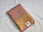 Load image into Gallery viewer, Antique Charms x Semi Soft Silk Saree - Blush
