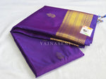 Load image into Gallery viewer, Antique Charms x Semi Soft Silk Saree - Violet Blue
