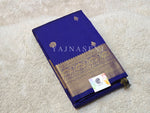 Load image into Gallery viewer, Luxe Edit x Semi Soft Silk Gold Zari Saree - Royal Blue
