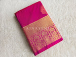 Load image into Gallery viewer, Monochrome Series : Semi Kanchi Silk Saree - Magenta
