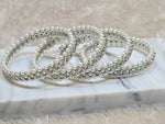 Load image into Gallery viewer, ZUNAIRA - set of 4 bangles (Silver)
