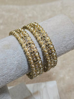 Load image into Gallery viewer, NAVIRA - pair of bangles (Champagne)
