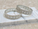Load image into Gallery viewer, NAVIRA - pair of bangles (Silver)
