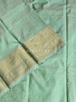 Load image into Gallery viewer, Vaira oosi x Checkered Saree - Mint
