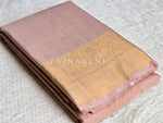 Load image into Gallery viewer, Vaira oosi x Checkered Saree - Blush
