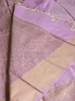 Load image into Gallery viewer, Vaira oosi x Checkered Saree - Lilac
