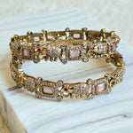 Load image into Gallery viewer, NADIA - pair of kada (Pink)
