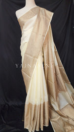 Load image into Gallery viewer, Linen Silk Saree - Coral Pink
