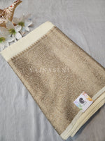 Load image into Gallery viewer, Linen Silk Saree - Ivory
