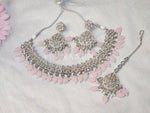 Load image into Gallery viewer, SHIFANA - silver x pastel pink

