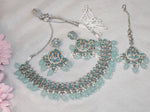 Load image into Gallery viewer, SHIFANA - silver x pastel blue
