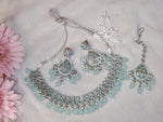 Load image into Gallery viewer, SHIFANA - silver x pastel blue

