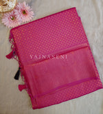 Load image into Gallery viewer, Banarasi Brocade Soft Silk Saree - Pink x Dark Blue
