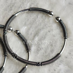 Load image into Gallery viewer, Thin Silver Cuff / Kada
