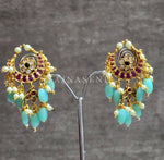 Load image into Gallery viewer, ABARNA earrings (aqua)
