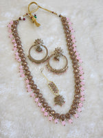 Load image into Gallery viewer, ZOYA necklace set - Baby Pink
