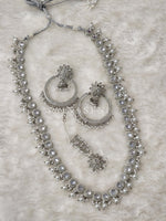 Load image into Gallery viewer, ZOYA necklace set - Silver x White
