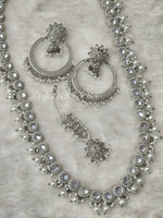 Load image into Gallery viewer, ZOYA necklace set - Silver x White
