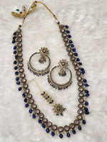 Load image into Gallery viewer, ZOYA necklace set - Dark Blue
