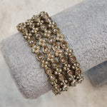 Load image into Gallery viewer, HEERA - set of 4 bangles (white)

