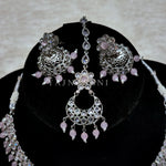 Load image into Gallery viewer, SAANVI (silver x pink)
