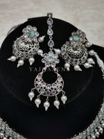Load image into Gallery viewer, SAANVI (silver x mint)
