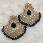 Load image into Gallery viewer, NIVETHA earrings - Dark Blue
