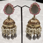 Load image into Gallery viewer, NIKISHA Jhumkas - Grey
