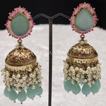 Load image into Gallery viewer, NIKISHA Jhumkas - Mint
