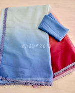 Load image into Gallery viewer, Alia Bhatt inspired Saree - Georgette x Pastel
