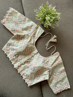 Load image into Gallery viewer, Cream : Readymade blouse [MIRNA]
