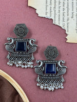 Load image into Gallery viewer, DAHMA earrings (Dark Blue)
