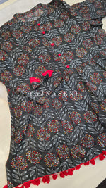 Load image into Gallery viewer, MIRHA [3XL / 46] - Peplum Top (Grey)
