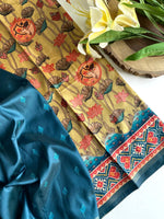 Load image into Gallery viewer, Printed Dola Viscose Saree : Pushpa Vatika

