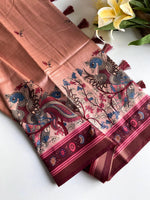 Load image into Gallery viewer, Printed Dola Viscose Saree : Mayura Raga
