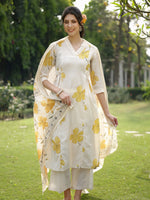 Load image into Gallery viewer, VARNAA [2XL/44] - A-Line Kurti Set
