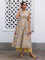 Load image into Gallery viewer, AADRIKA [XS / 34] - Side pleated kurti set
