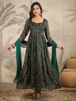 Load image into Gallery viewer, RUHI [2XL / 44] - Anarkali Kurti Dress Set
