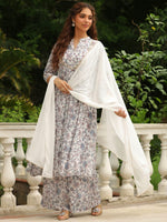 Load image into Gallery viewer, DISHA [L / 40] - A-Line kurti set

