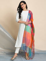 Load image into Gallery viewer, ADHIRA [XL / 42] - Straight cut kurti set

